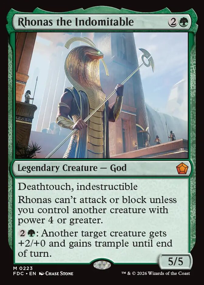Rhonas the Indomitable - carta Magic The Gathering