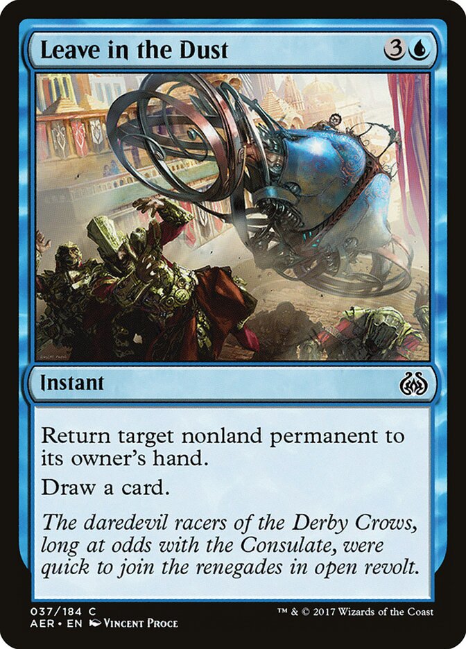 Leave in the Dust - carta Magic The Gathering