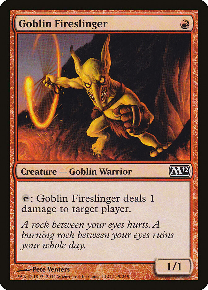 Goblin Fireslinger - carta Magic The Gathering