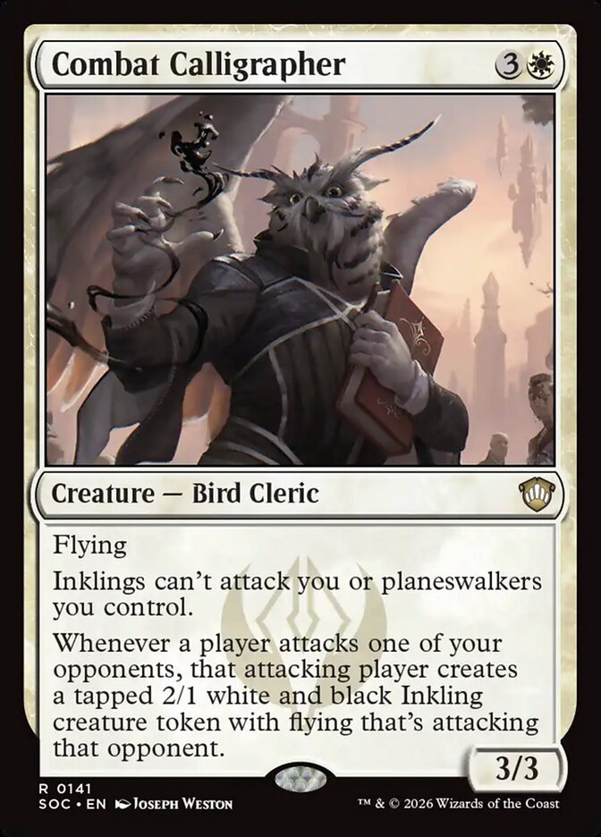 Combat Calligrapher - SOC-141-NF-STD