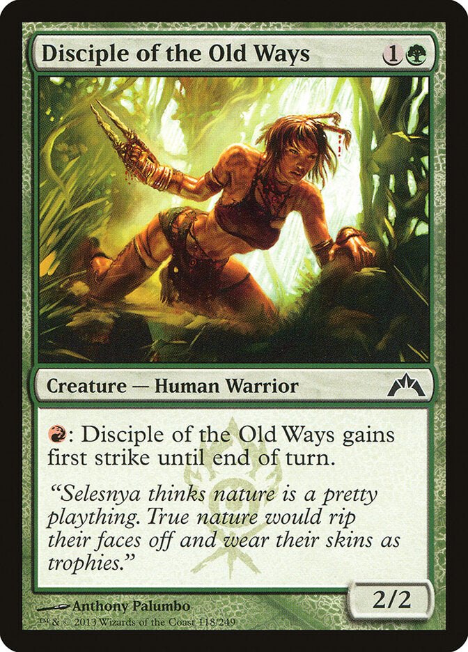 Disciple of the Old Ways - carta Magic The Gathering