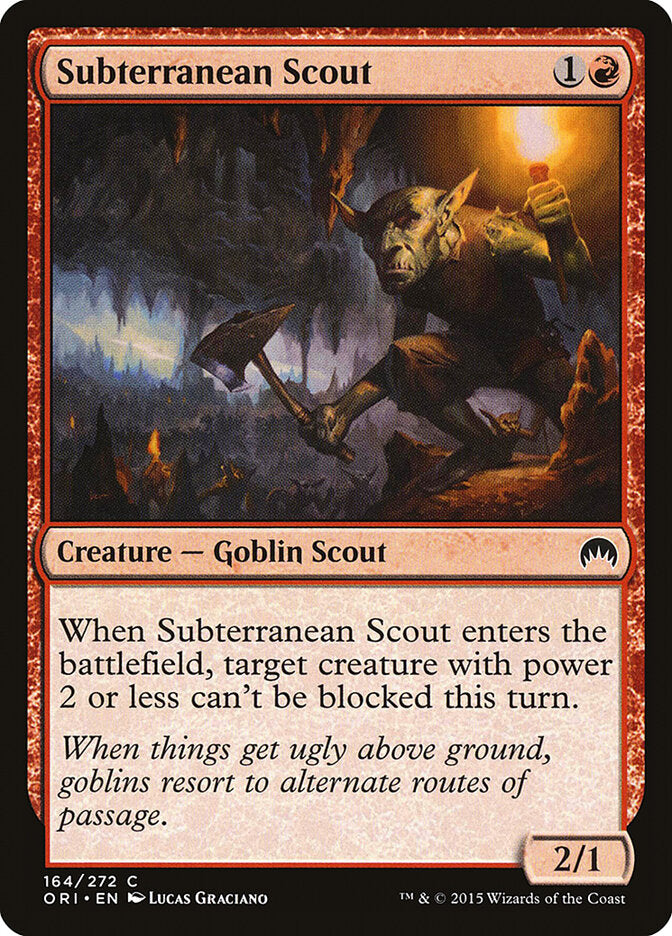 Subterranean Scout - carta Magic The Gathering