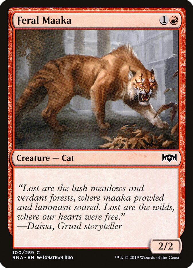Feral Maaka - carta Magic The Gathering
