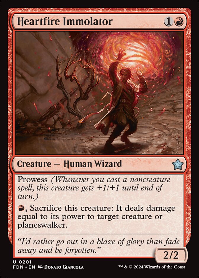 Heartfire Immolator - carta Magic The Gathering