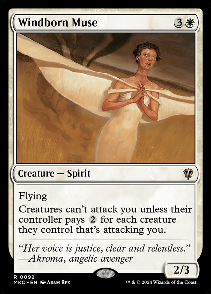Windborn Muse - carta Magic The Gathering