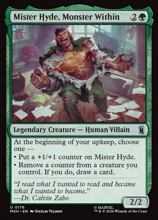 Mister Hyde, Monster Within - carta Magic The Gathering