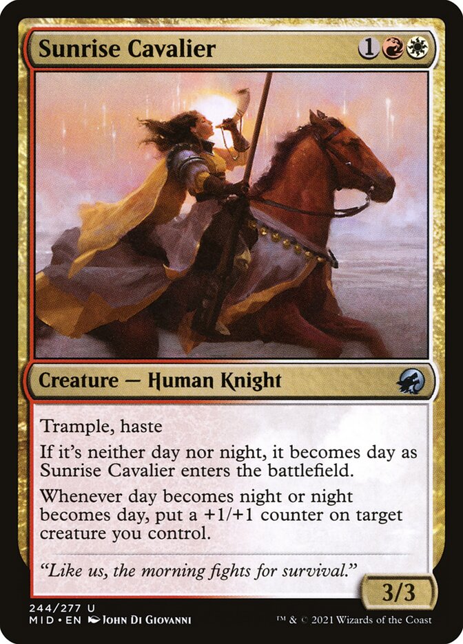 Sunrise Cavalier - carta Magic The Gathering