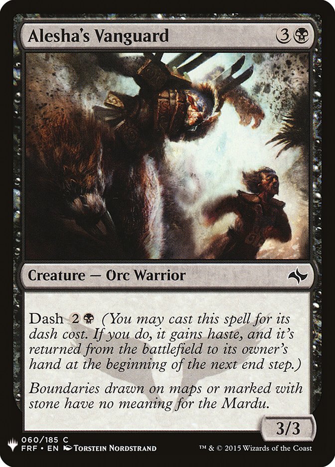 Alesha's Vanguard - PLST-FRF-60-NF-STD