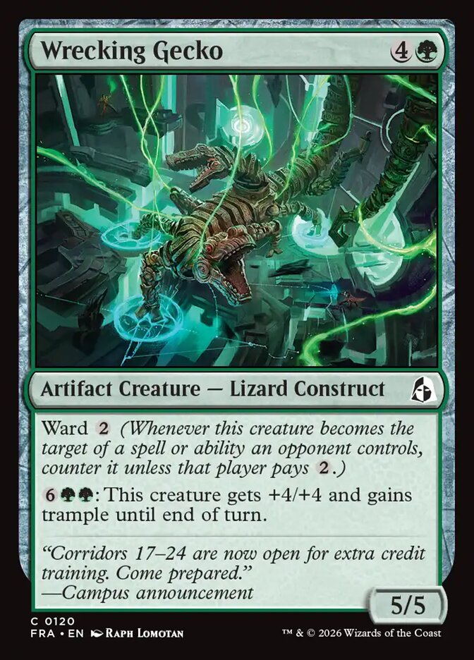 Wrecking Gecko - carta Magic The Gathering