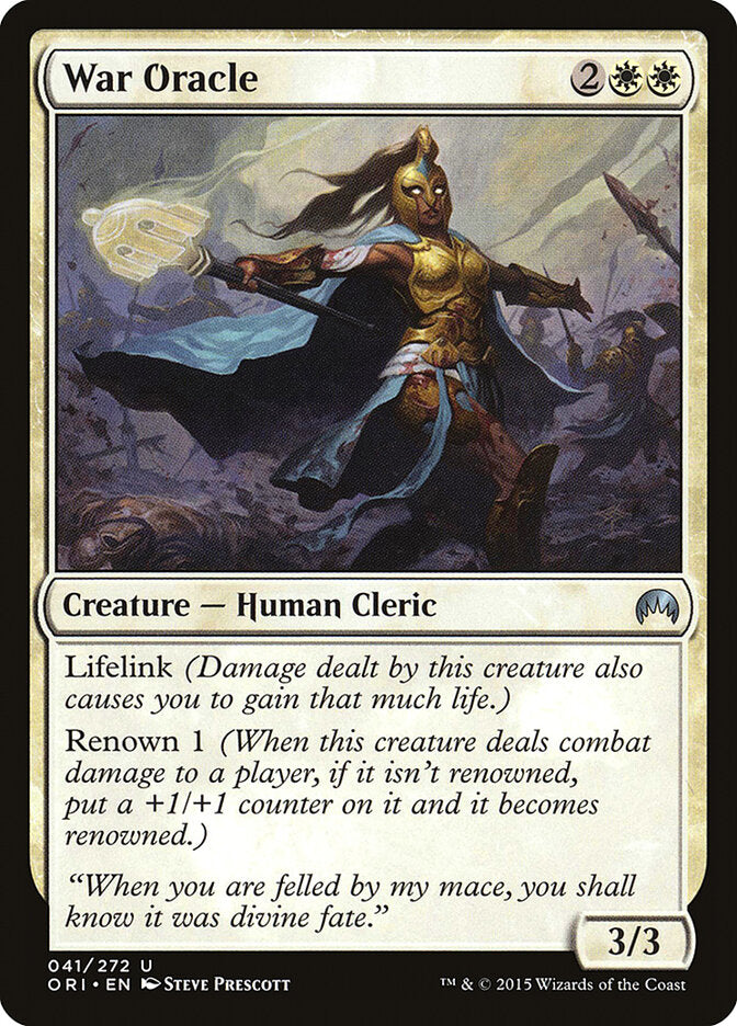 War Oracle - carta Magic The Gathering
