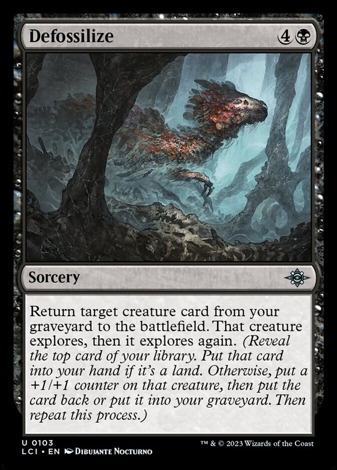 Defossilize - carta Magic The Gathering