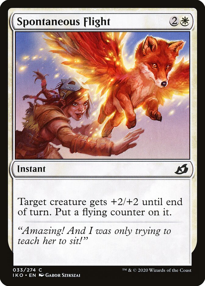 Spontaneous Flight - carta Magic The Gathering