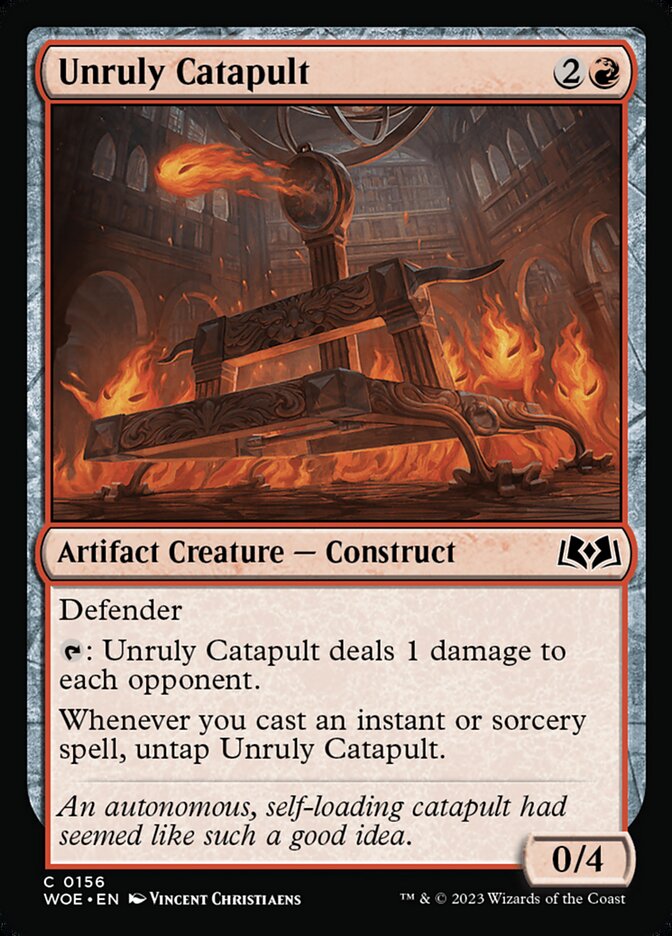 Unruly Catapult - carta Magic The Gathering