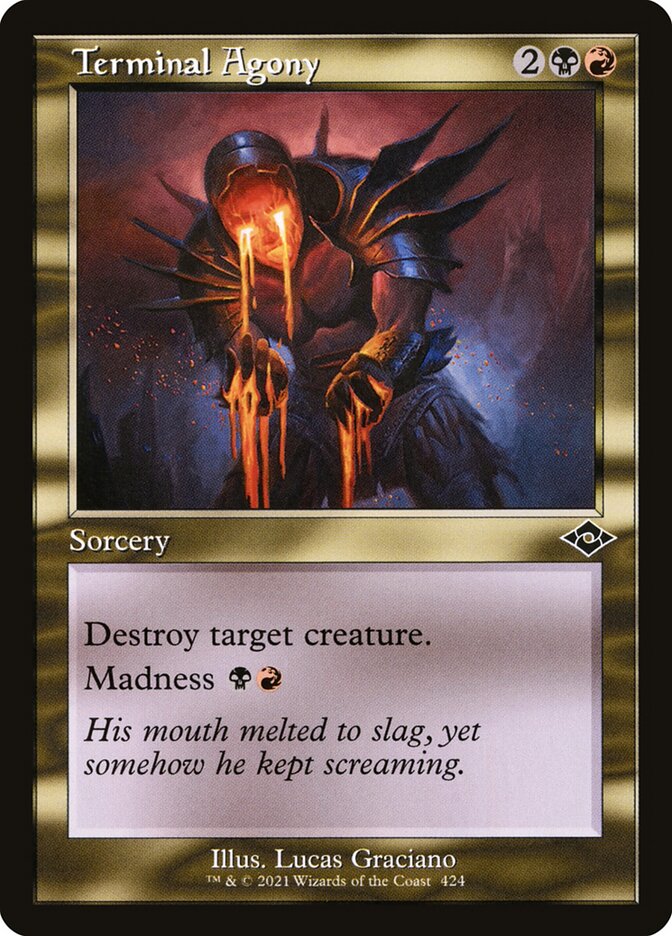 Terminal Agony - carta Magic The Gathering