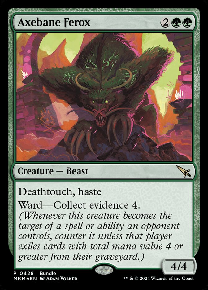 Axebane Ferox - carta Magic The Gathering