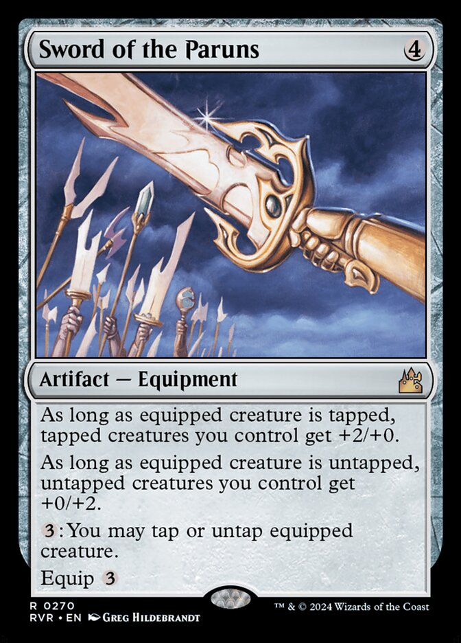 Sword of the Paruns - carta Magic The Gathering