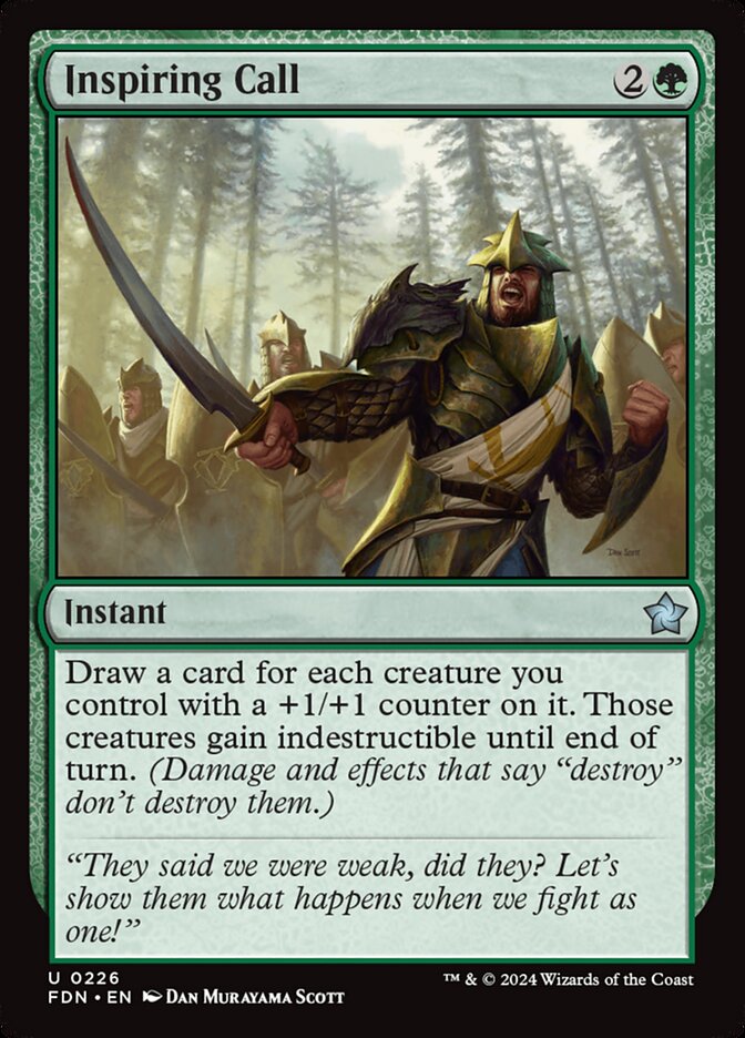 Inspiring Call - carta Magic The Gathering