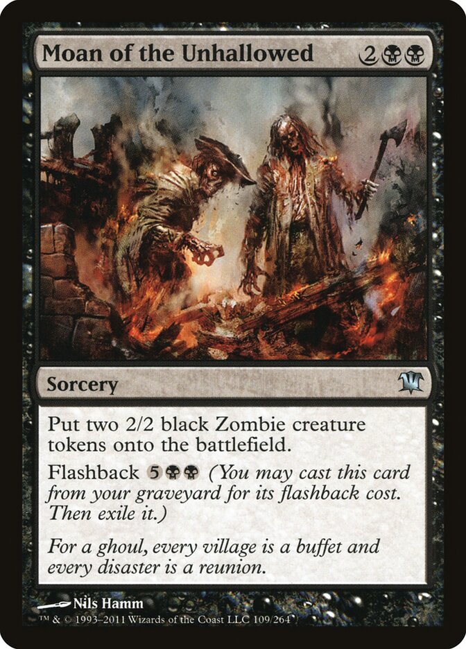 Moan of the Unhallowed - carta Magic The Gathering