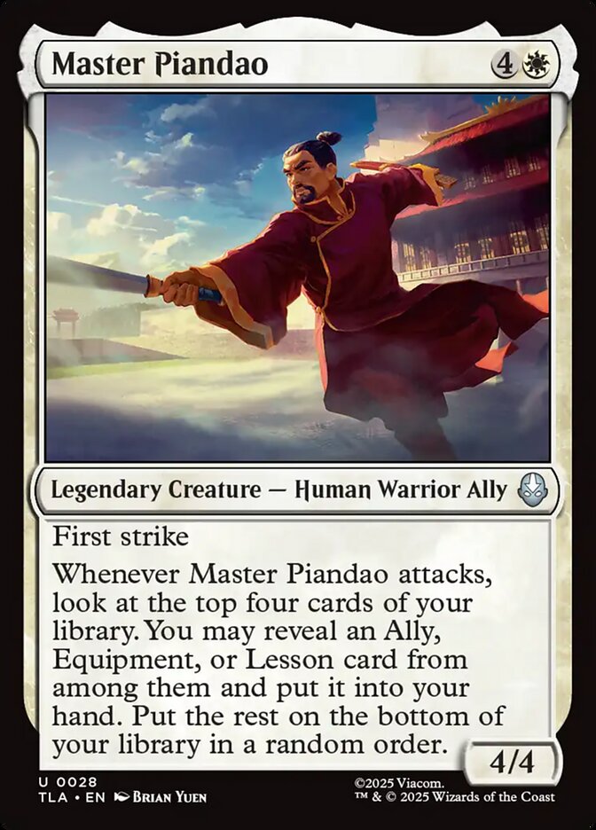 Master Piandao - carta Magic The Gathering