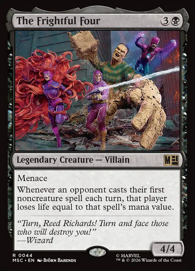 The Frightful Four - carta Magic The Gathering