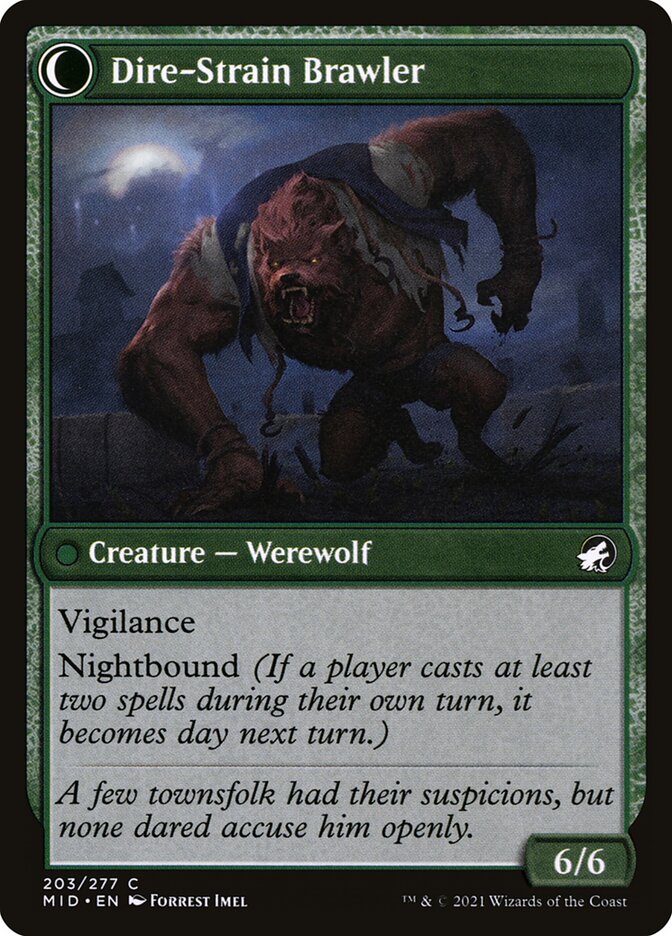 Dire-Strain Brawler - carta Magic The Gathering