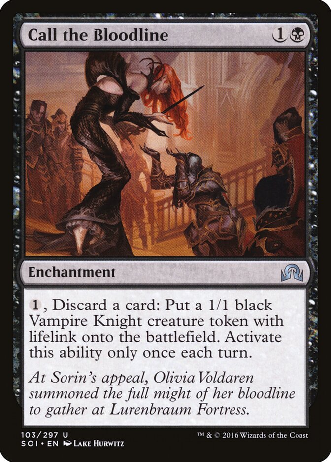 Call the Bloodline - carta Magic The Gathering