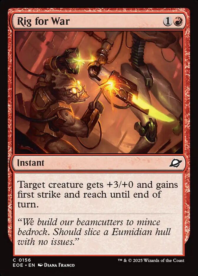 Rig for War - carta Magic The Gathering