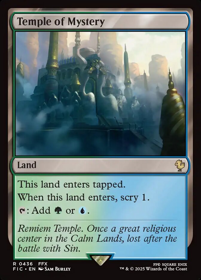 Temple of Mystery - carta Magic The Gathering