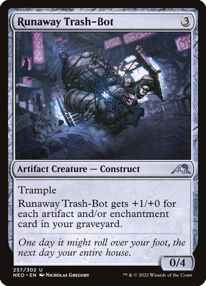 Runaway Trash-Bot - carta Magic The Gathering