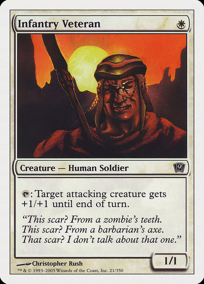 Infantry Veteran - carta Magic The Gathering