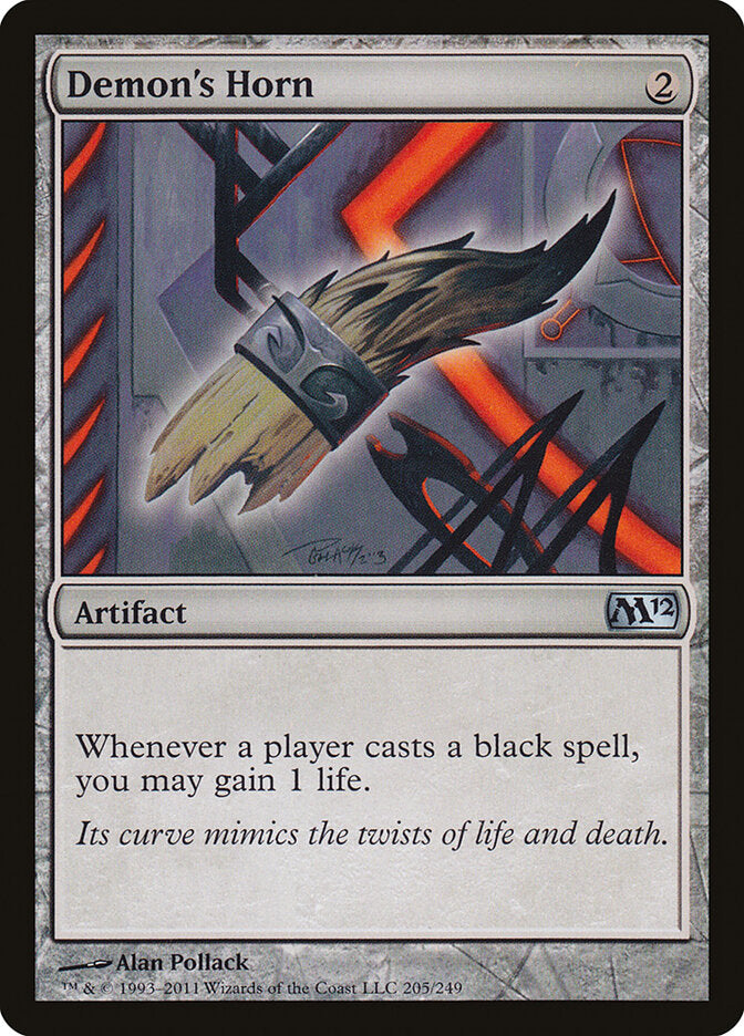Demon's Horn - carta Magic The Gathering
