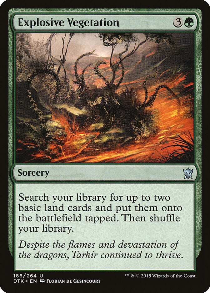 Explosive Vegetation - carta Magic The Gathering