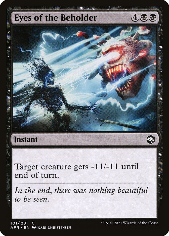Eyes of the Beholder - carta Magic The Gathering