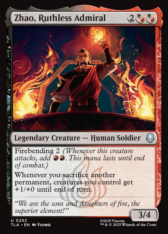 Zhao, Ruthless Admiral - carta Magic The Gathering