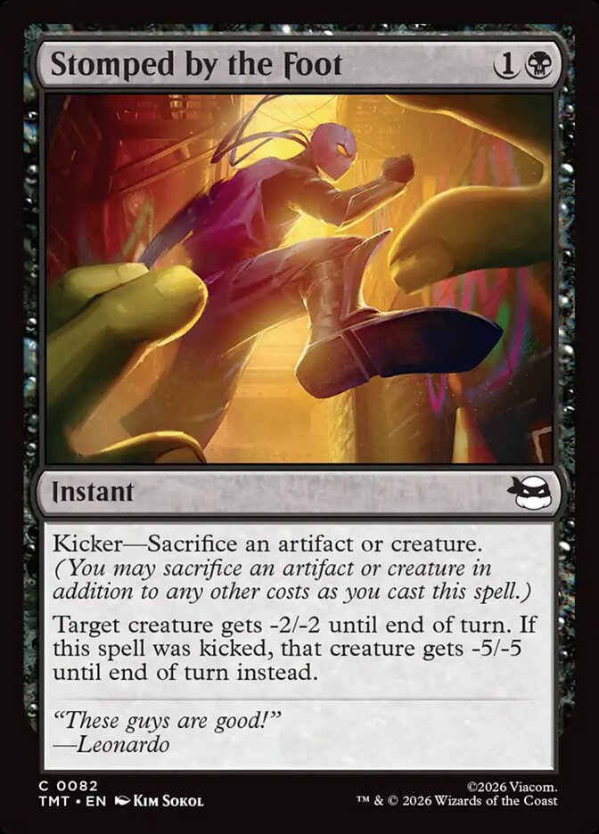 Stomped by the Foot - carta Magic The Gathering