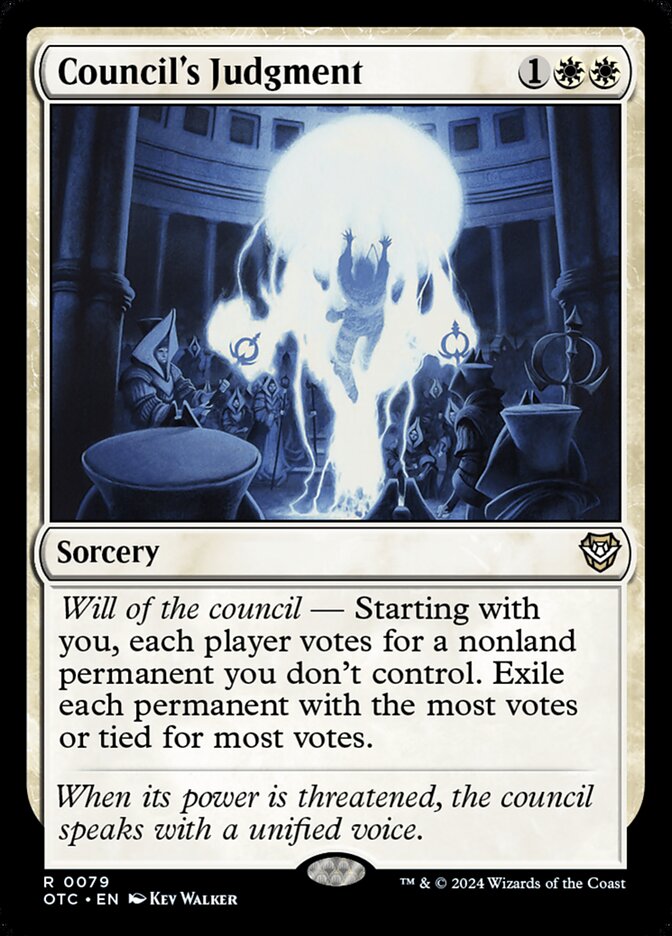 Council's Judgment - carta Magic The Gathering