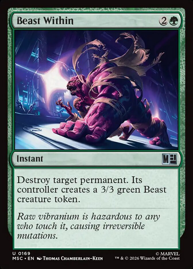 Beast Within - carta Magic The Gathering