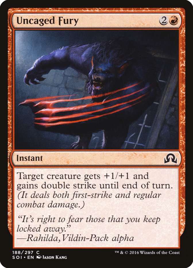 Uncaged Fury - carta Magic The Gathering