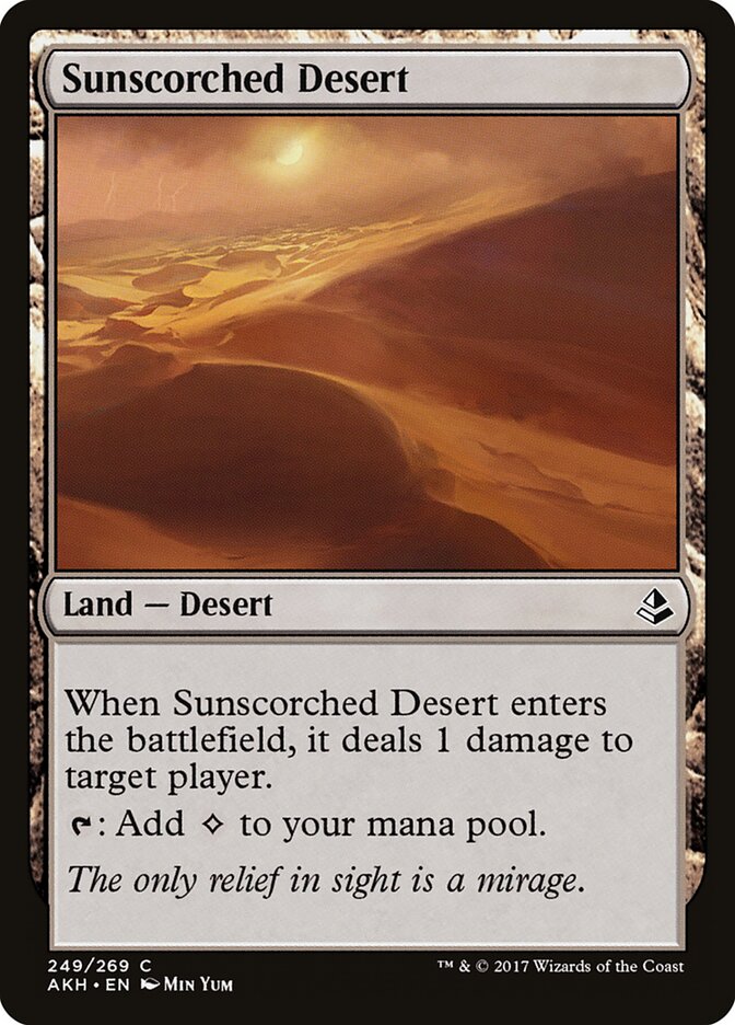 Sunscorched Desert - carta Magic The Gathering