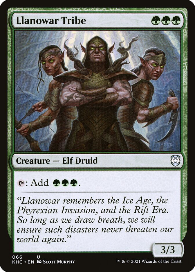 Llanowar Tribe - carta Magic The Gathering