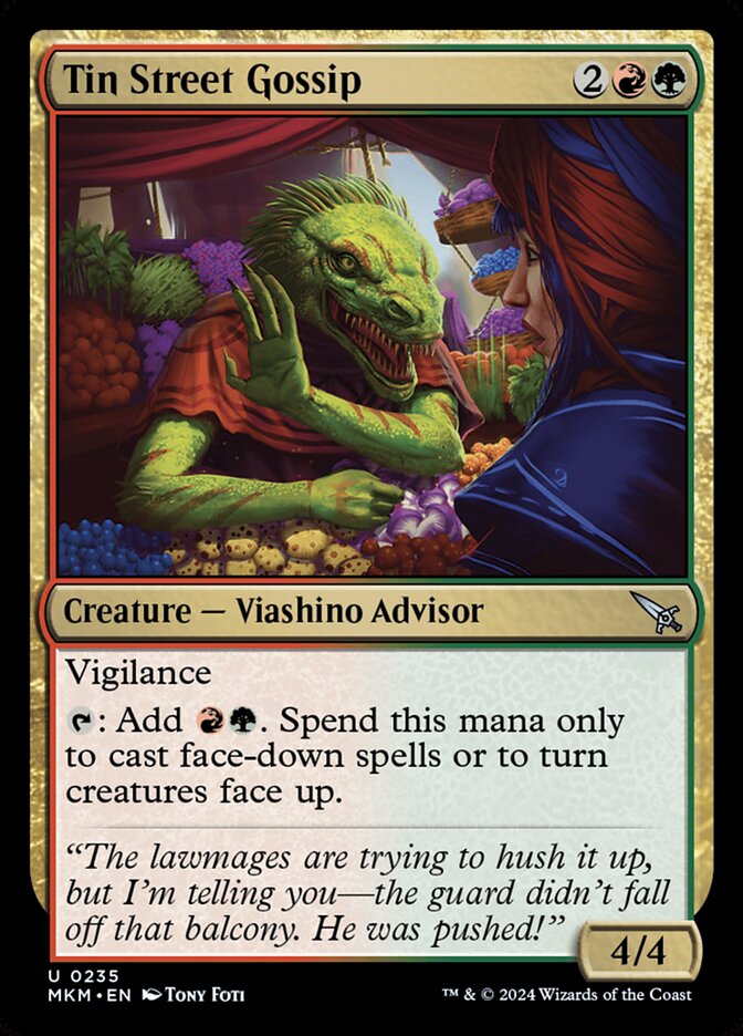 Tin Street Gossip - carta Magic The Gathering