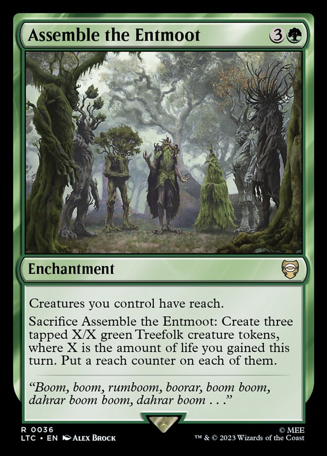 Assemble the Entmoot - carta Magic The Gathering