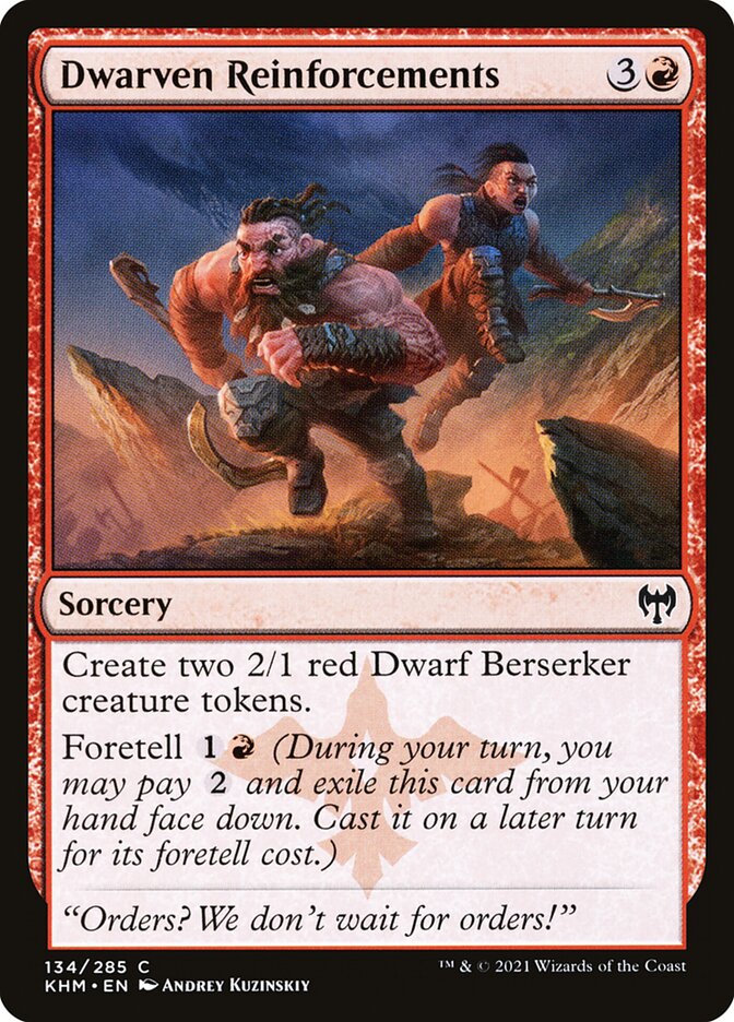 Dwarven Reinforcements - carta Magic The Gathering