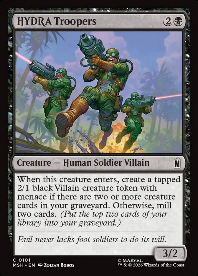 HYDRA Troopers - carta Magic The Gathering