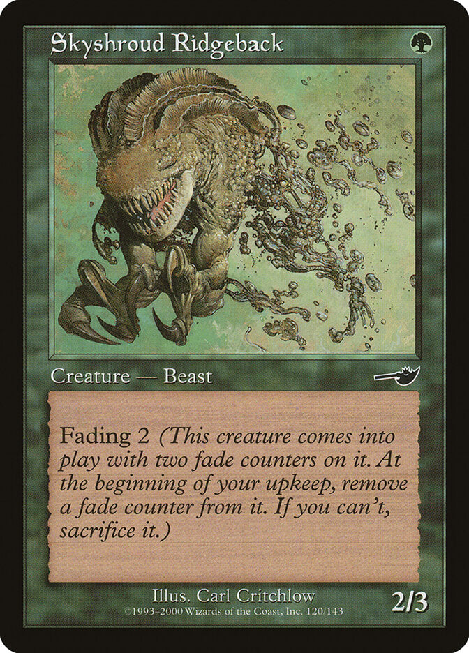 Skyshroud Ridgeback - carta Magic The Gathering