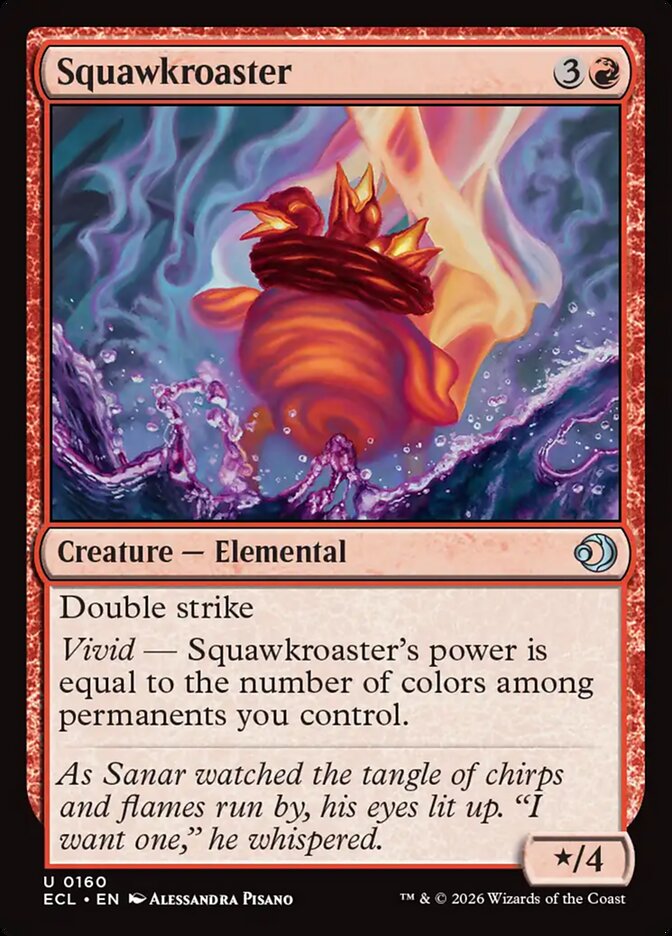 Squawkroaster - carta Magic The Gathering