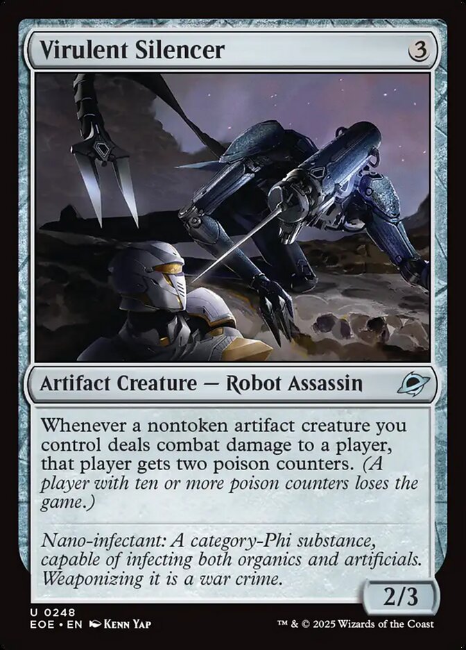 Virulent Silencer - carta Magic The Gathering