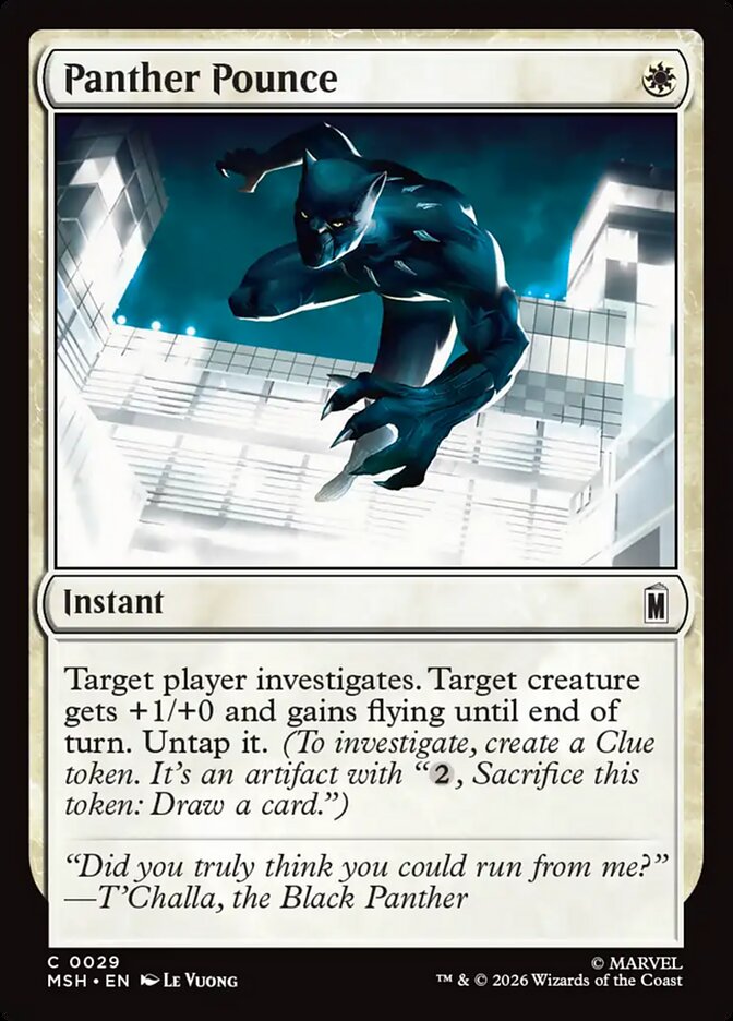 Panther Pounce - carta Magic The Gathering