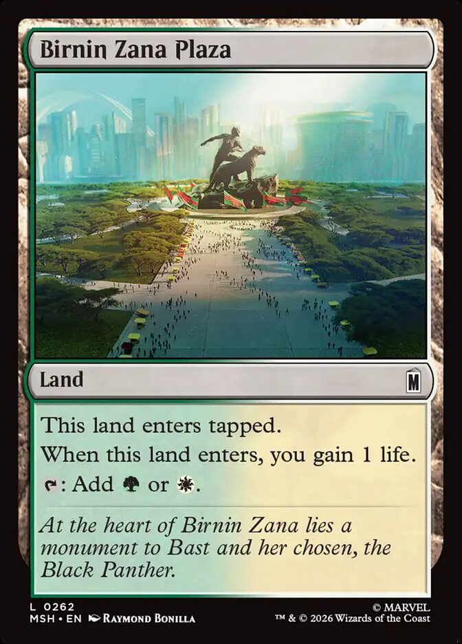 Birnin Zana Plaza - carta Magic The Gathering