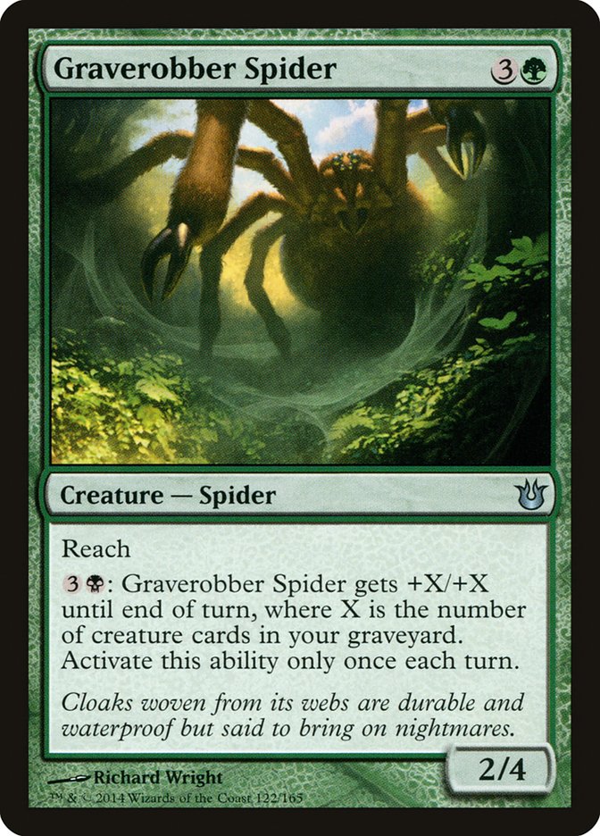 Graverobber Spider - carta Magic The Gathering